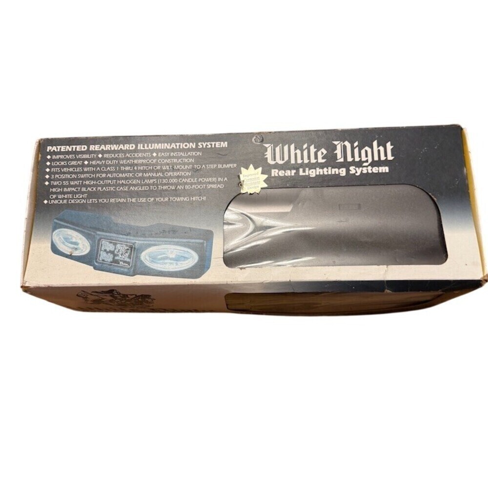 White Night Trailer Hitch Backup Light Kit 2 Inch Receiver